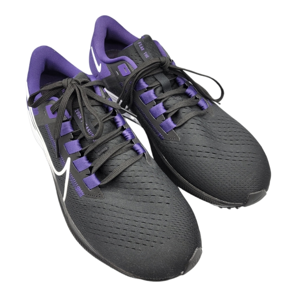 NEW Nike TCU Horned Frogs Air Zoom Pegasus 38 Running Shoe Size 7